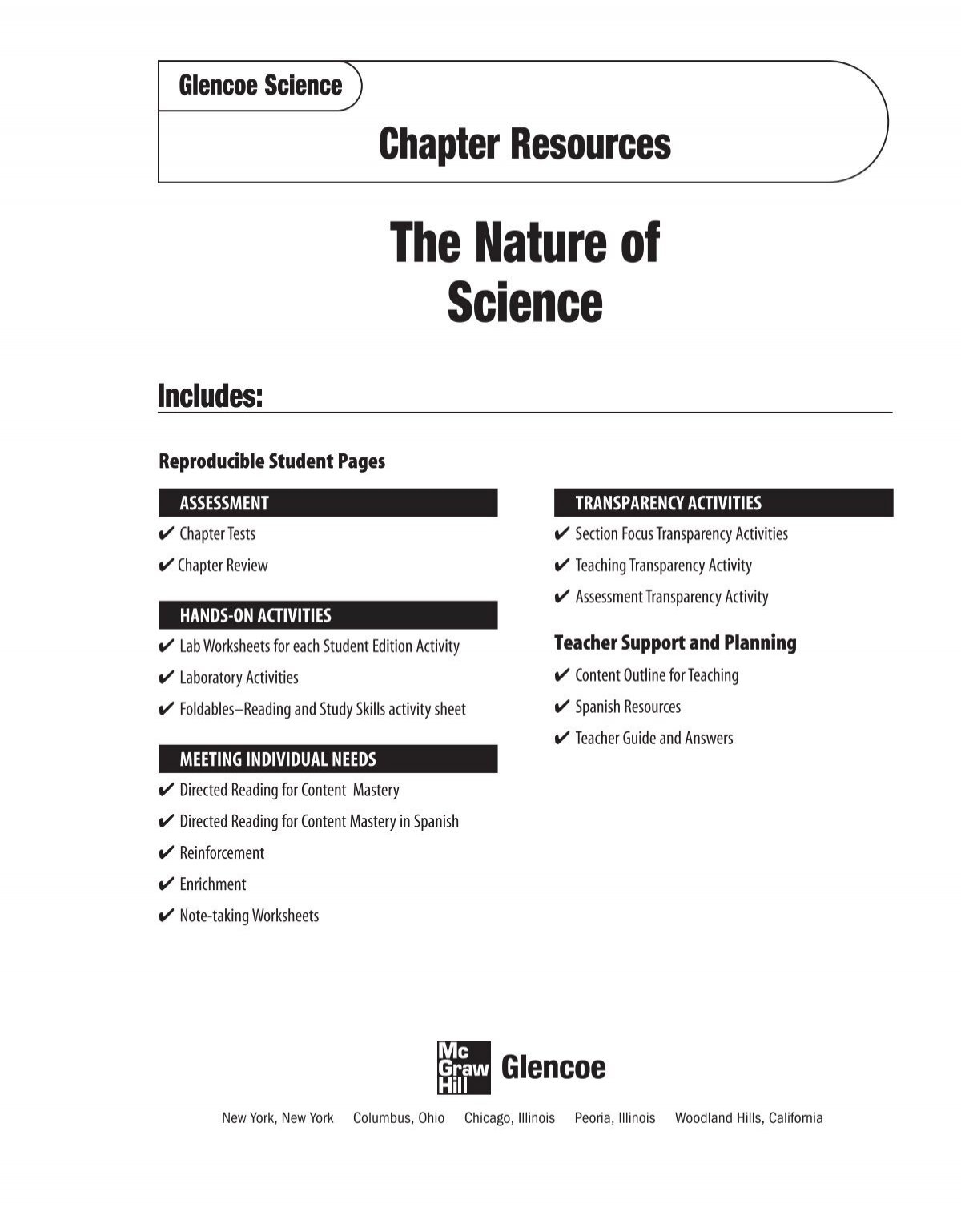 The Nature Of Science Potosi School District Home Chapter 15 Resource The Solar System And Beyond