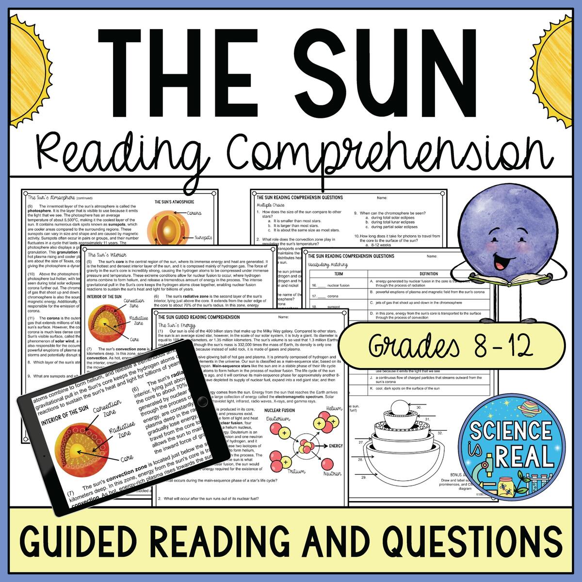 The Sun Reading Comprehension Classful