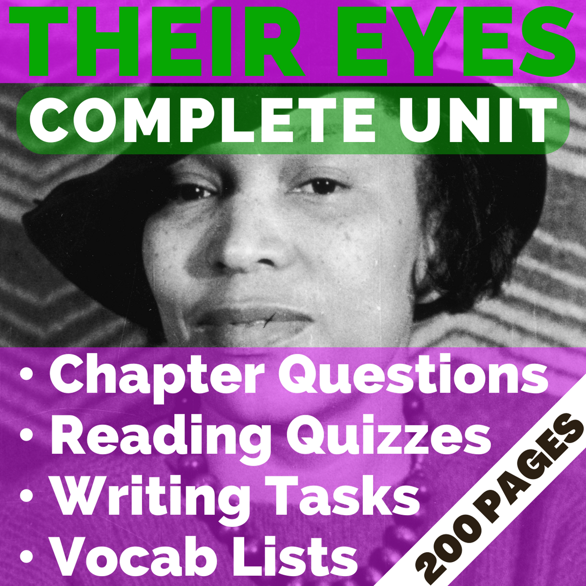 Their Eyes Were Watching God COMPLETE UNIT Discussion Quizzes Writing Made By Teachers Their Eyes Were Watching God COMPLETE UNIT Discussion Quizzes Writing Made By Teachers