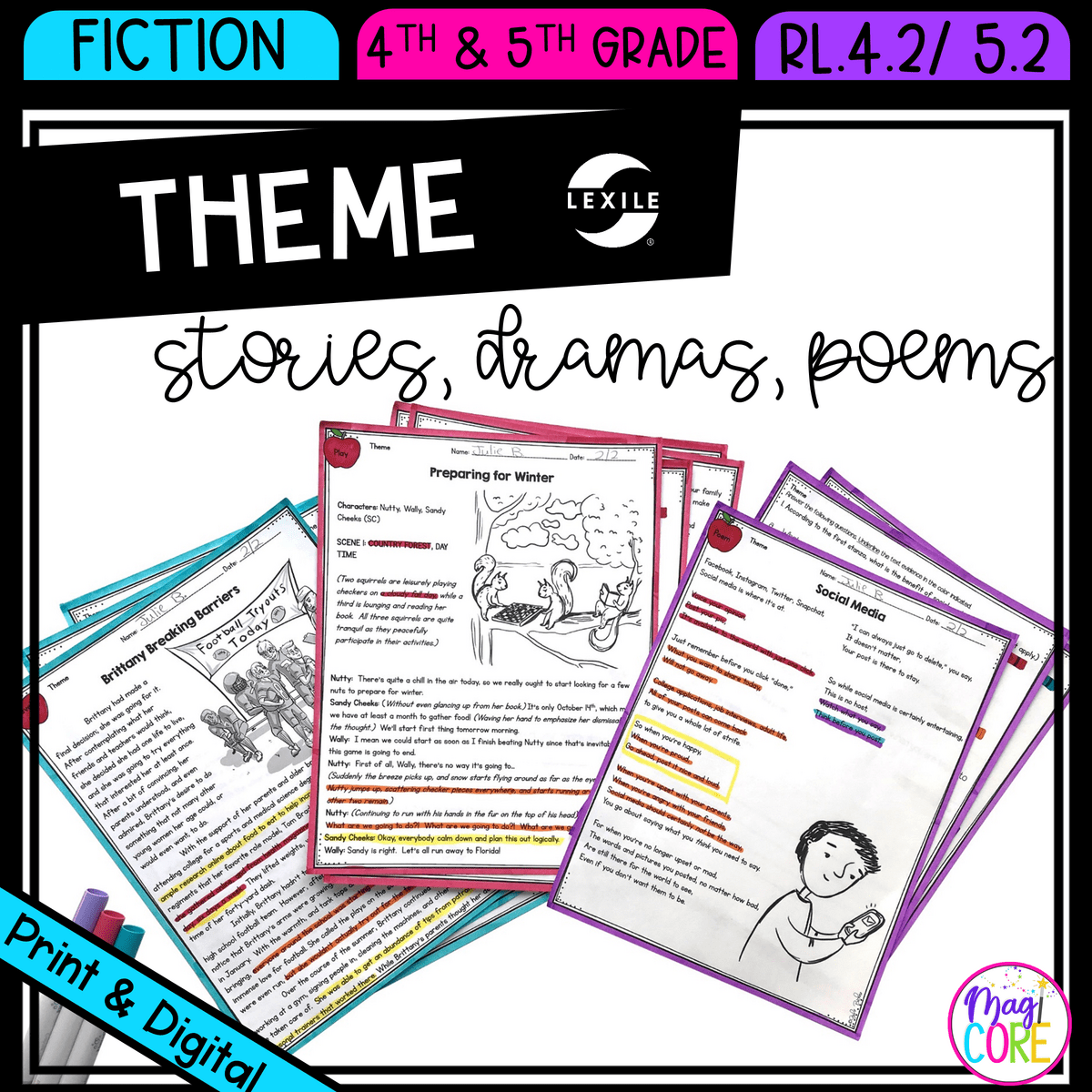 RL 4 2 Determining Theme In Literature Text