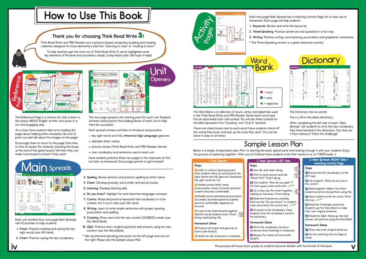 Think Read Write 3 Flashcards ELF Learning