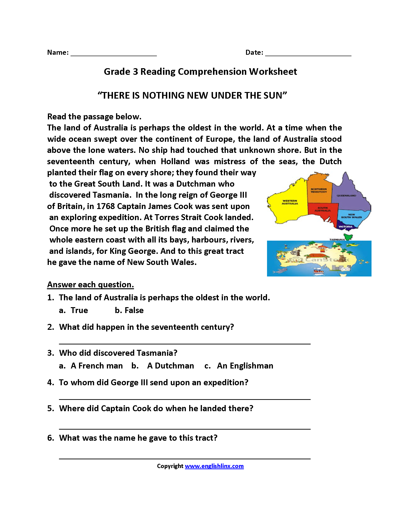 Third Grade Reading Worksheets Improve Fluency Vocabulary Third Grade Reading Worksheets Improve Fluency Vocabulary