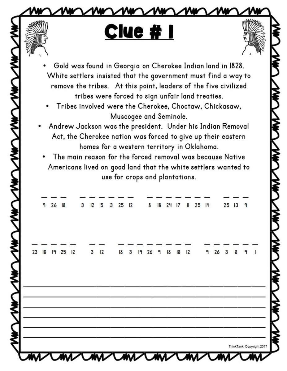 Trail Of Tears Part 1 Reading Comprehension Worksheet EdHelper Worksheets Library Trail Of Tears Part 1 Reading Comprehension Worksheet EdHelper Worksheets Library
