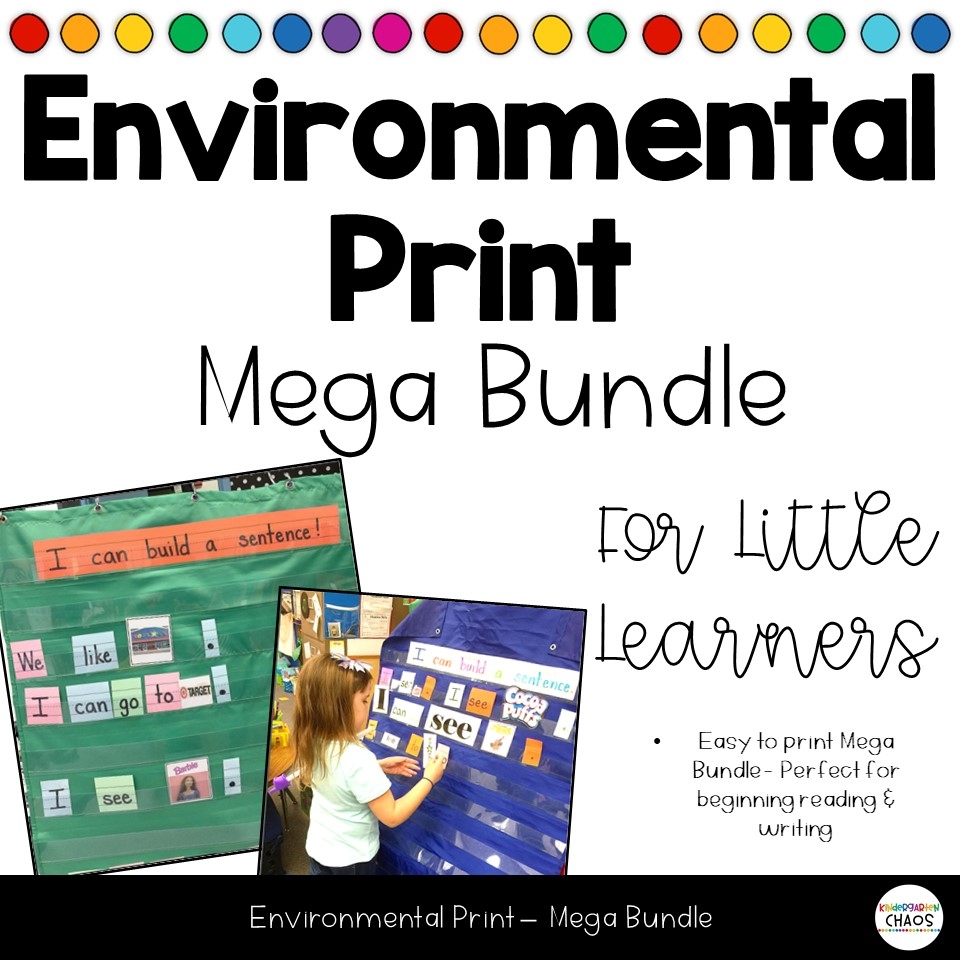 Using Environmental Print In The Classroom Kindergarten Chaos Using Environmental Print In The Classroom Kindergarten Chaos