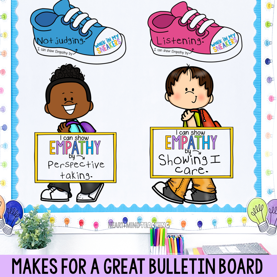 Walk In My Sneakers Empathy Activity Heart And Mind Teaching