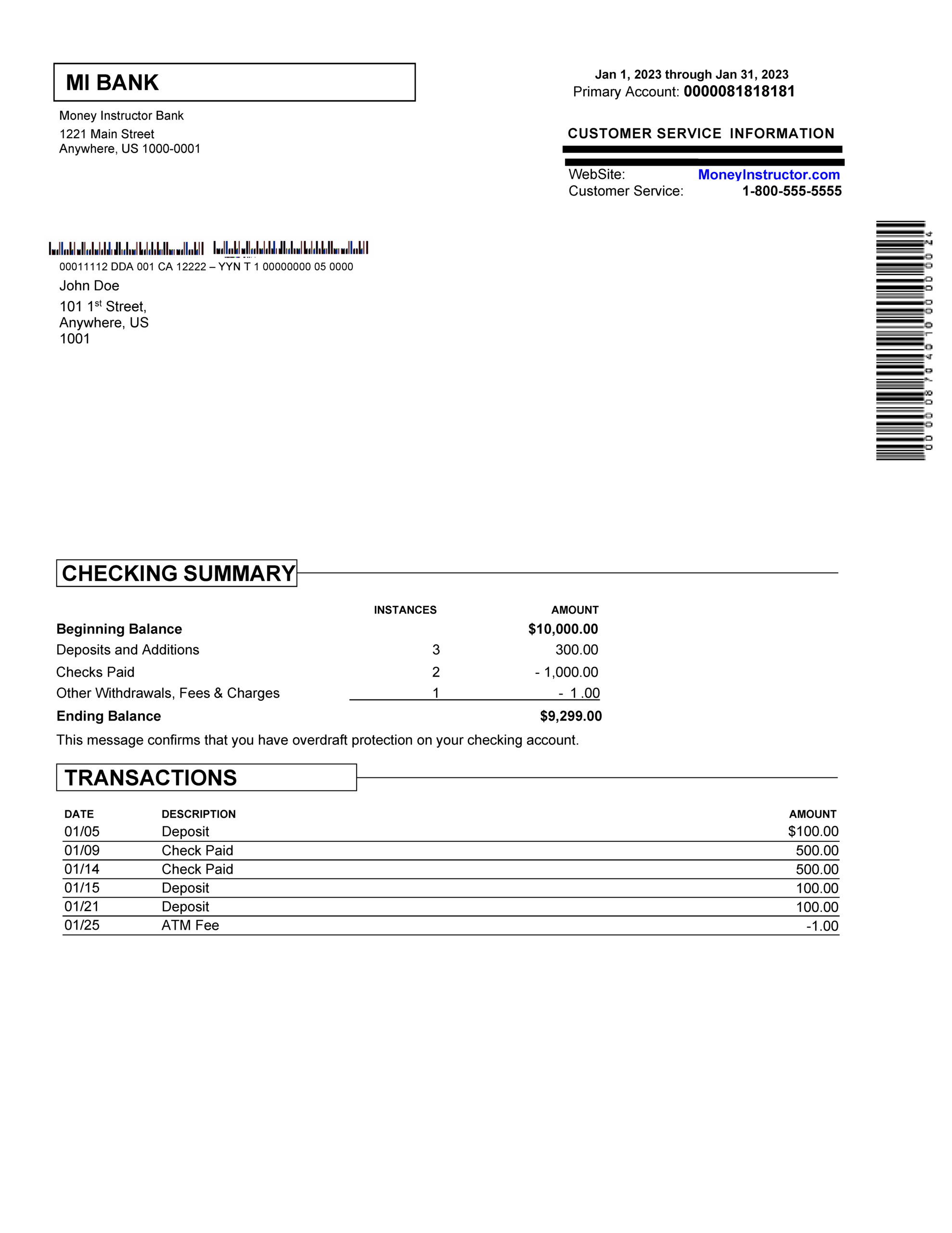 How To Read A Bank Statement And Actually Understanding It