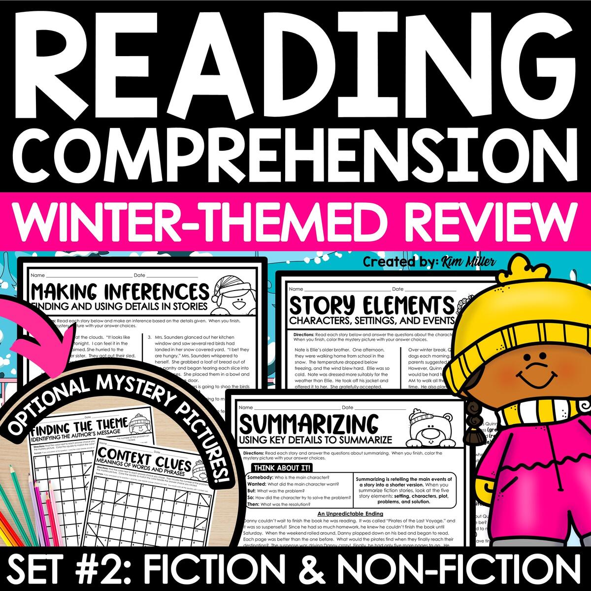 Winter Activities Reading Comprehension Passages And Questions 4th 5th Grade A Love Of Teaching Kim Miller Winter Activities Reading Comprehension Passages And Questions 4th 5th Grade A Love Of Teaching Kim Miller