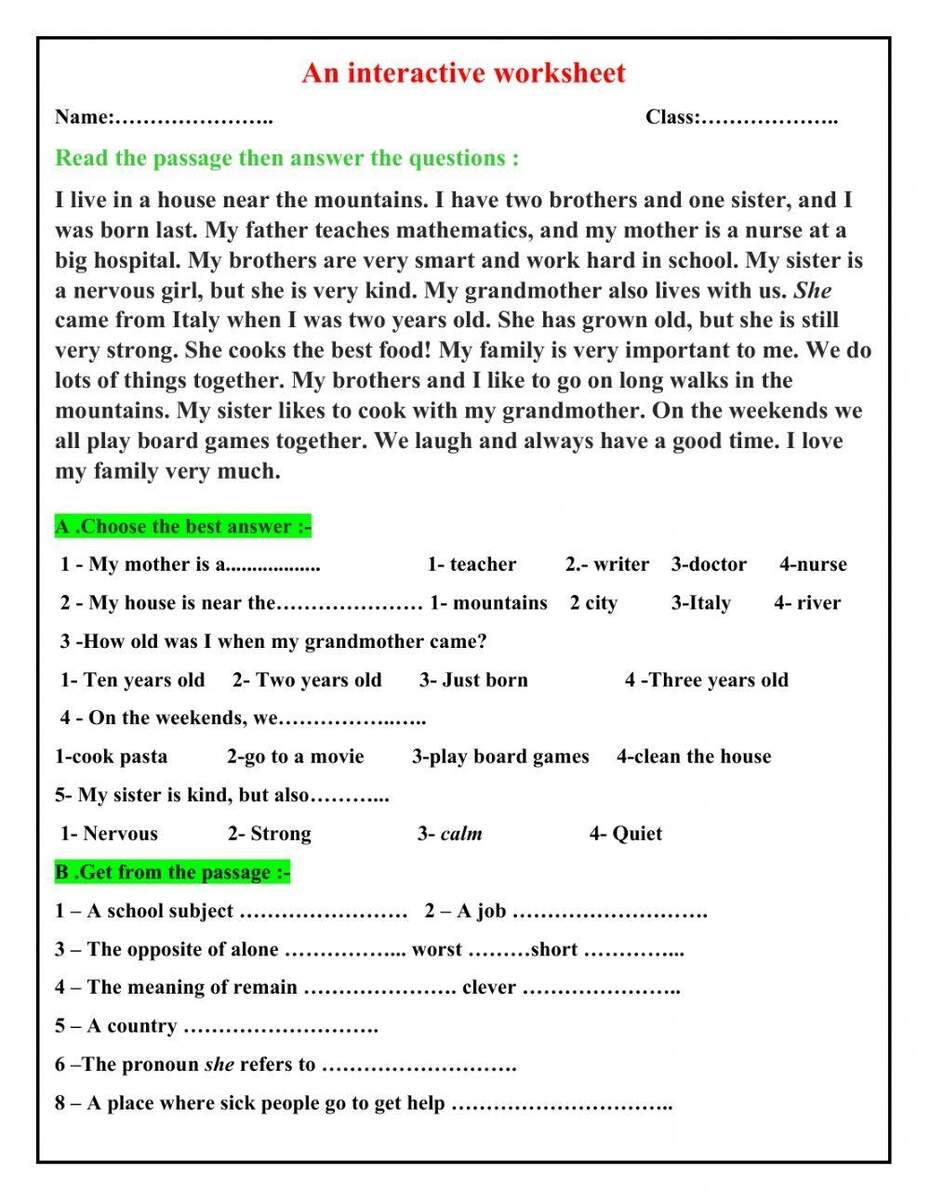 Worksheet Grade 8 Worksheet Worksheets Library