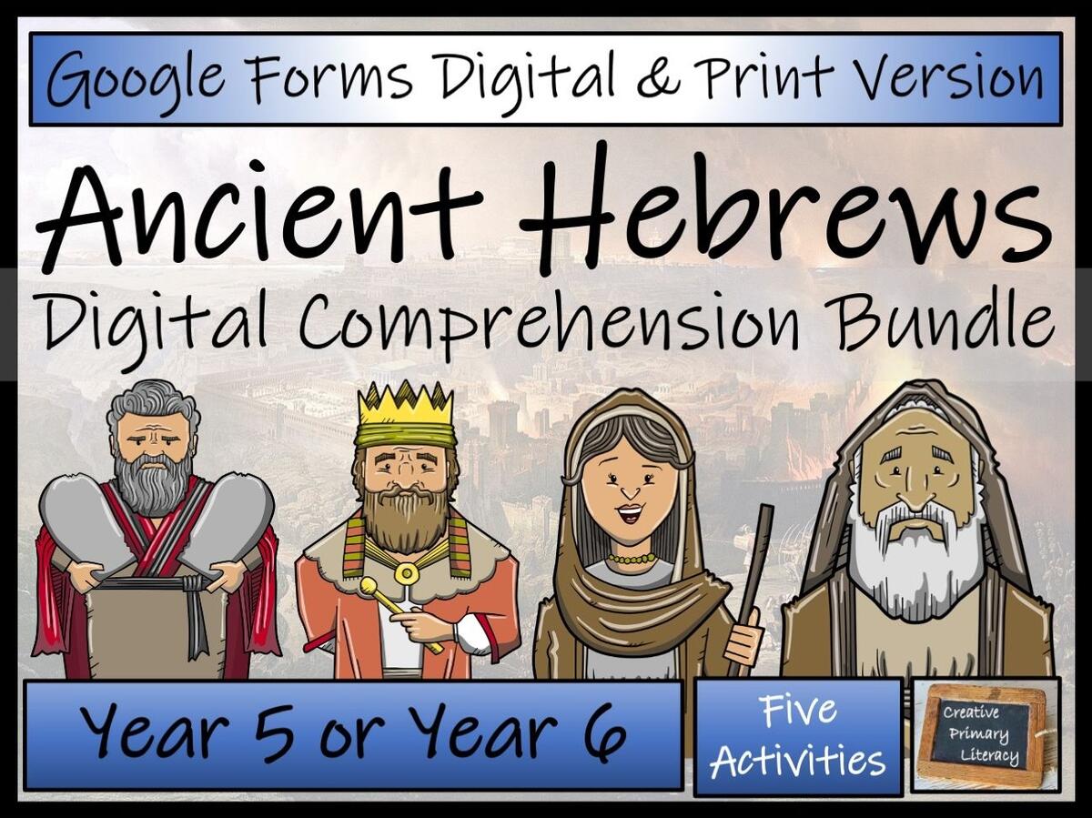 Year 5 Or Year 6 Ancient Hebrews Reading Comprehension Bundle Digital Print Teaching Resources Year 5 Or Year 6 Ancient Hebrews Reading Comprehension Bundle Digital Print Teaching Resources